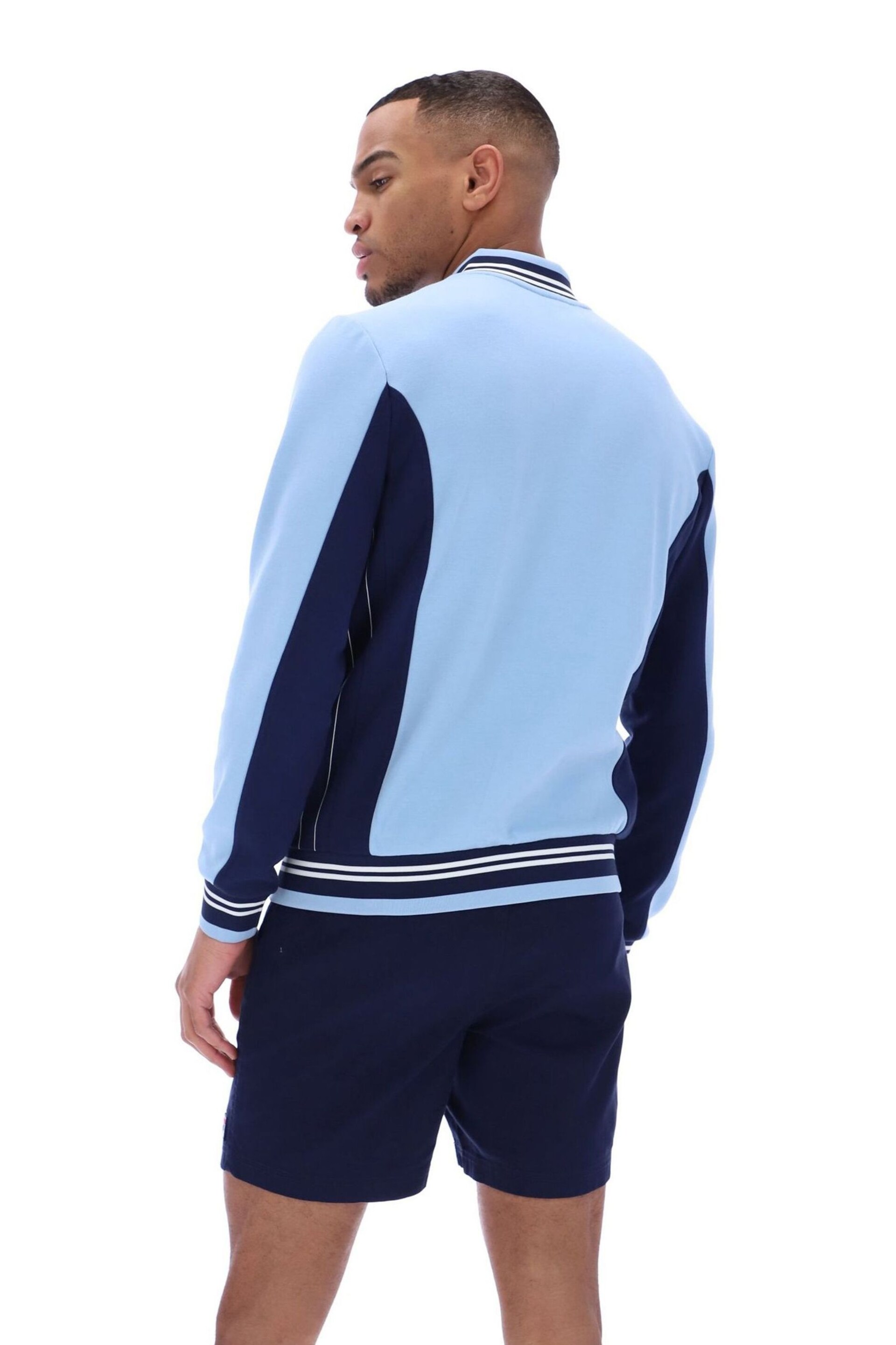 Fila Blue Settanta Baseball Track Jacket - Image 4 of 4