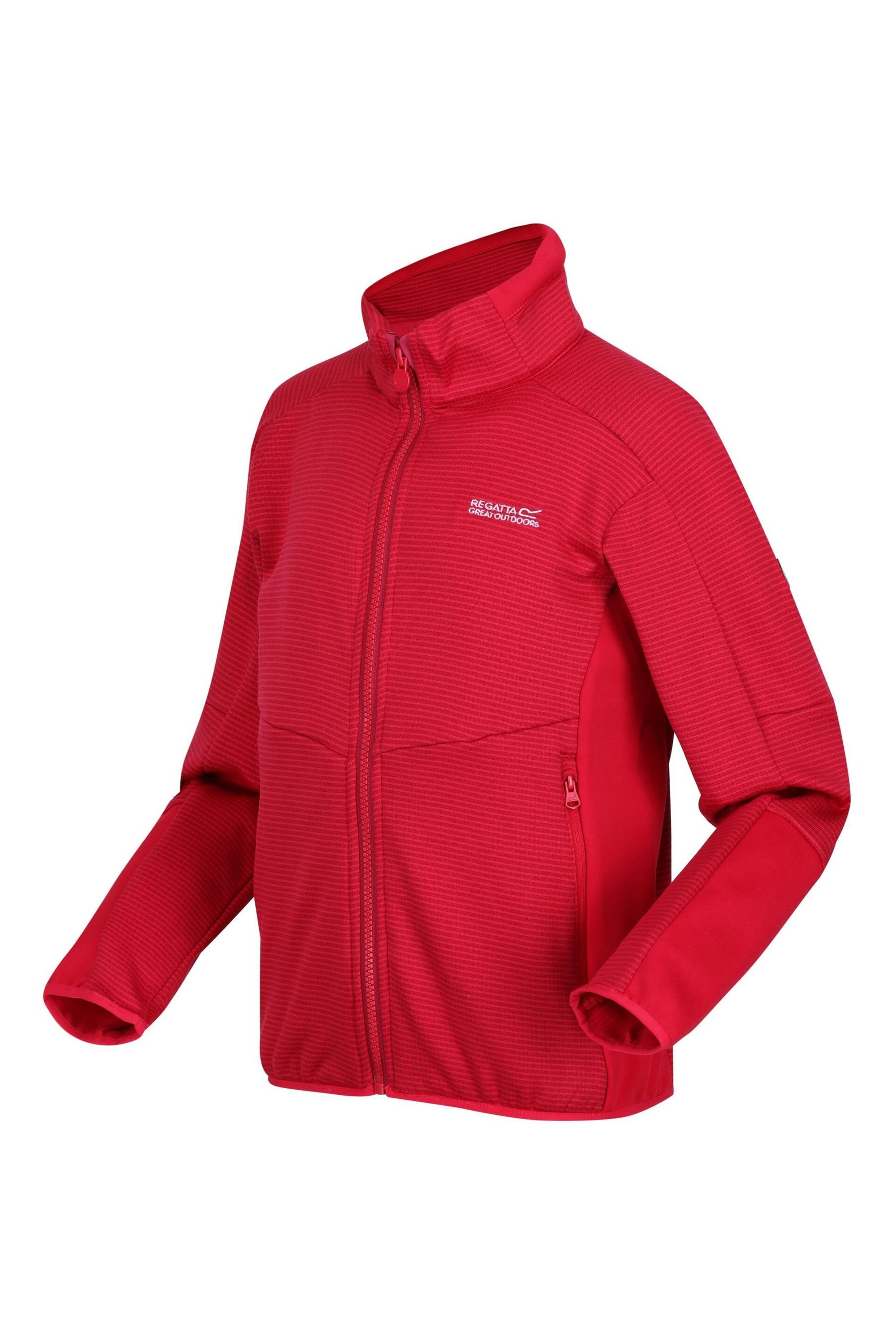 Regatta Red Junior Highton Winter Full Zip Fleece - Image 5 of 7
