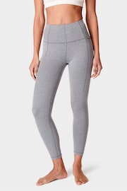 Sweaty Betty Medium Grey Marl 7/8 Length Super Soft Yoga Leggings - Image 1 of 8