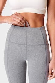 Sweaty Betty Medium Grey Marl 7/8 Length Super Soft Yoga Leggings - Image 7 of 8