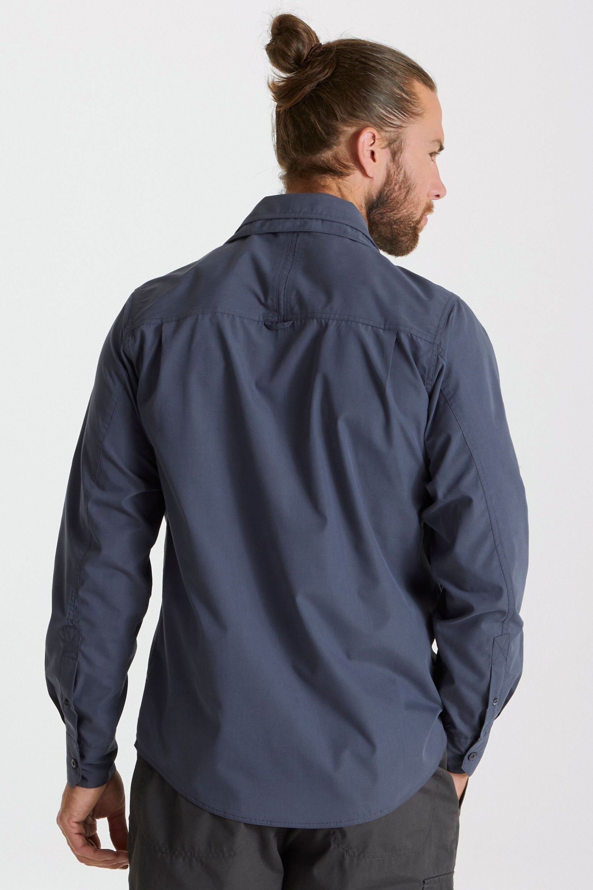 Craghoppers Blue Kiwi Long Sleeved Shirt - Image 2 of 4