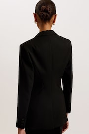 Ted Baker Black Manabu Single Breasted Tailored Blazer - Image 2 of 7