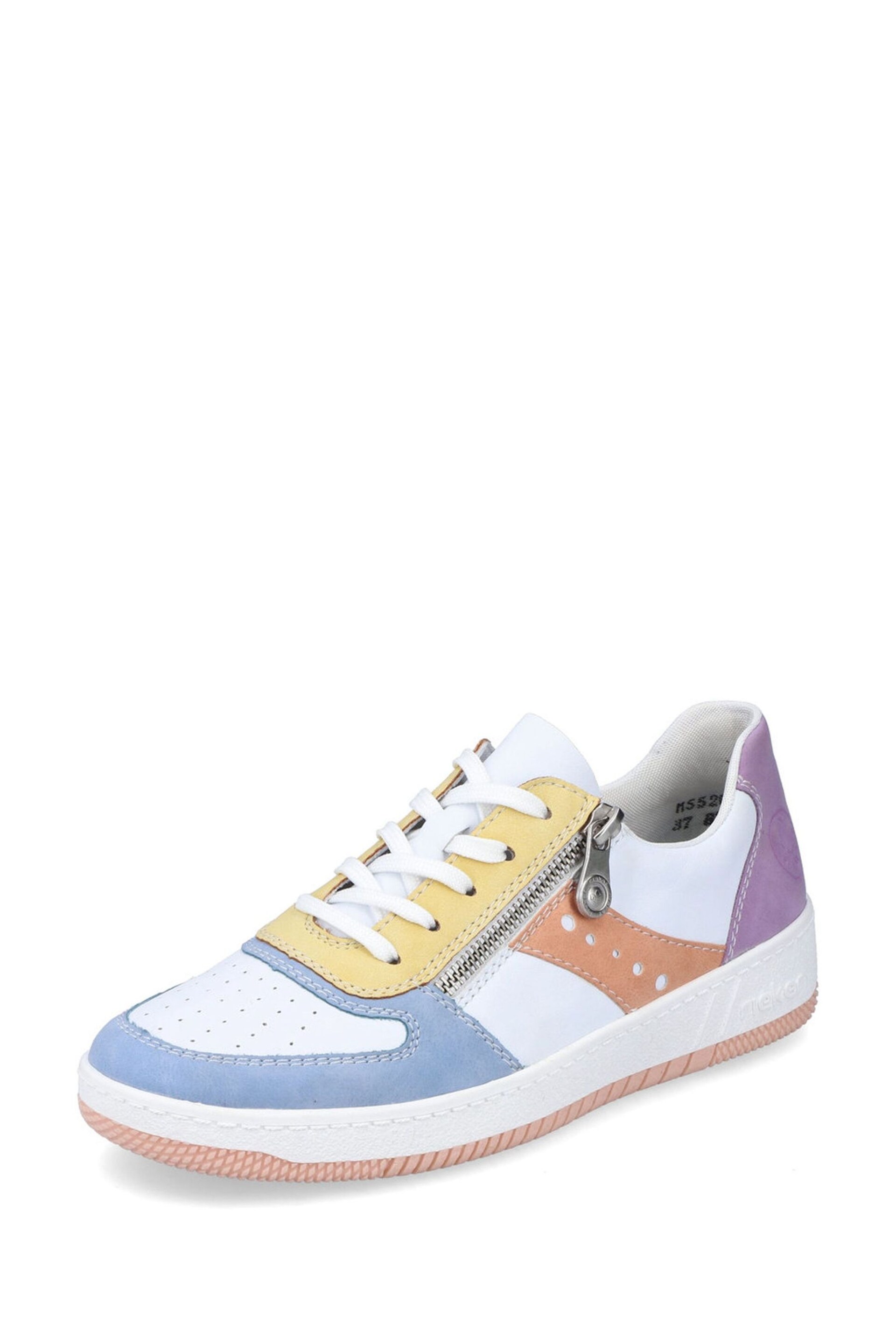 Rieker Womens Zipper White Shoes - Image 3 of 9