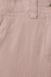 Reiss Pink Dani Senior Linen Loose Fit Trousers - Image 4 of 4