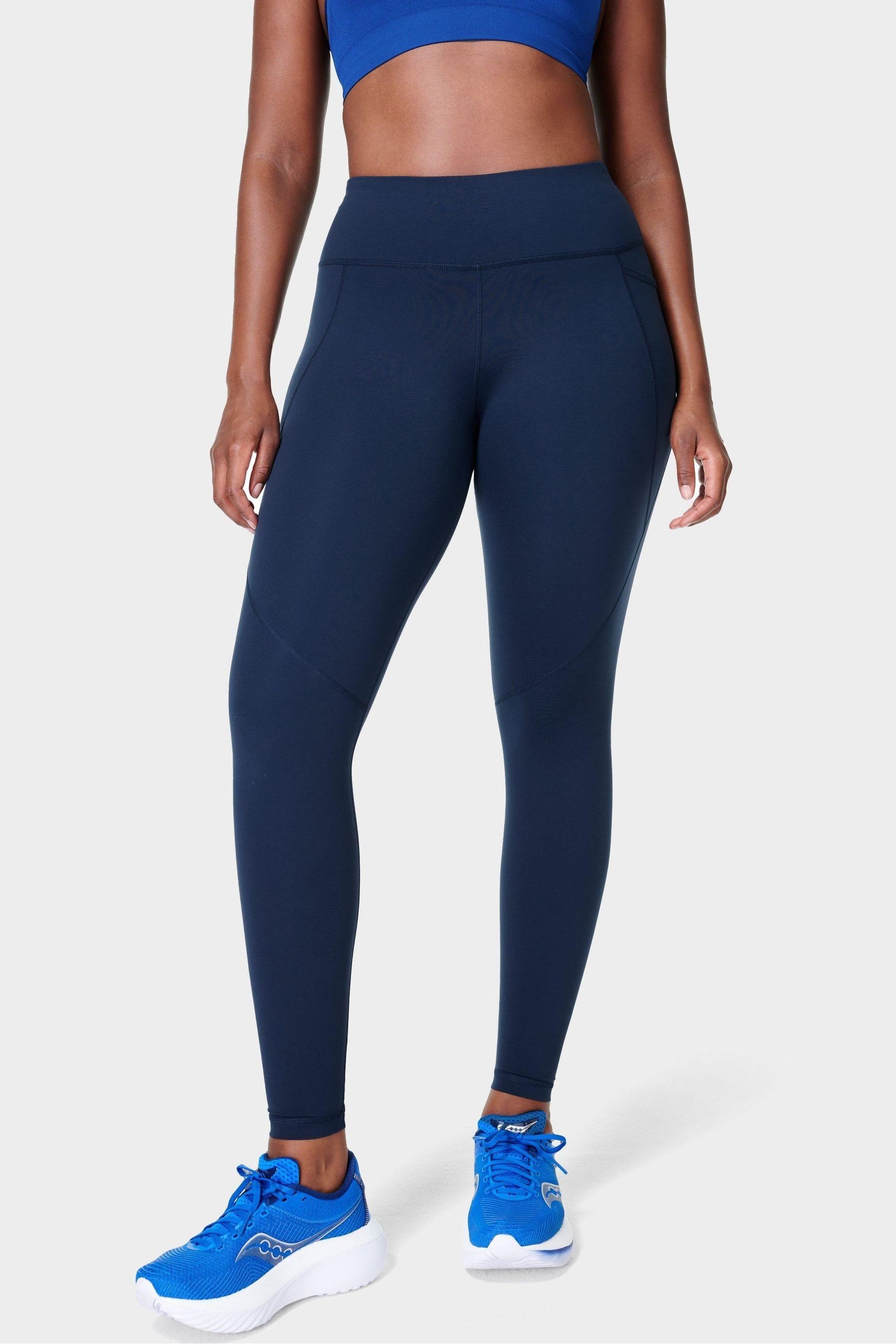 Buy Sweaty Betty Navy Blue Full Length Power Workout Leggings from Next Oman