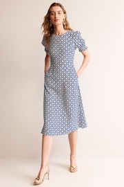 Boden Blue Corinne Midi Tea Dress - Image 2 of 5