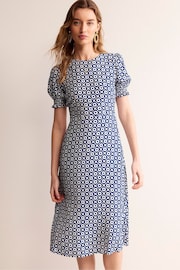 Boden Blue Corinne Midi Tea Dress - Image 4 of 5