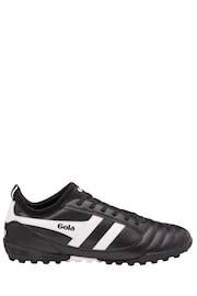 Gola Black/White Mens Ceptor Turf Microfibre Lace-Up Football Boots - Image 1 of 5