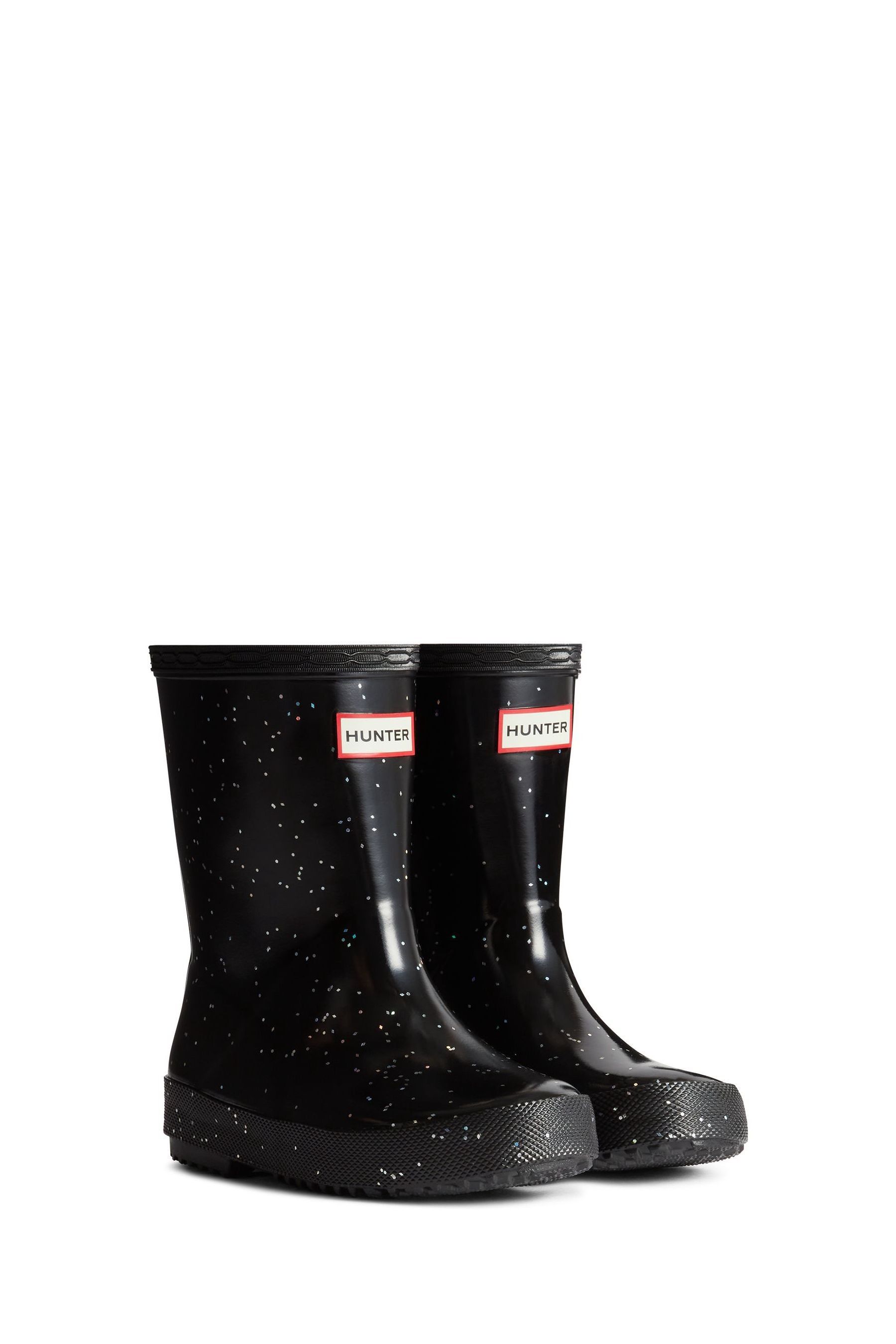 Buy Hunter Kids First Classic Glitter Wellies from Next USA