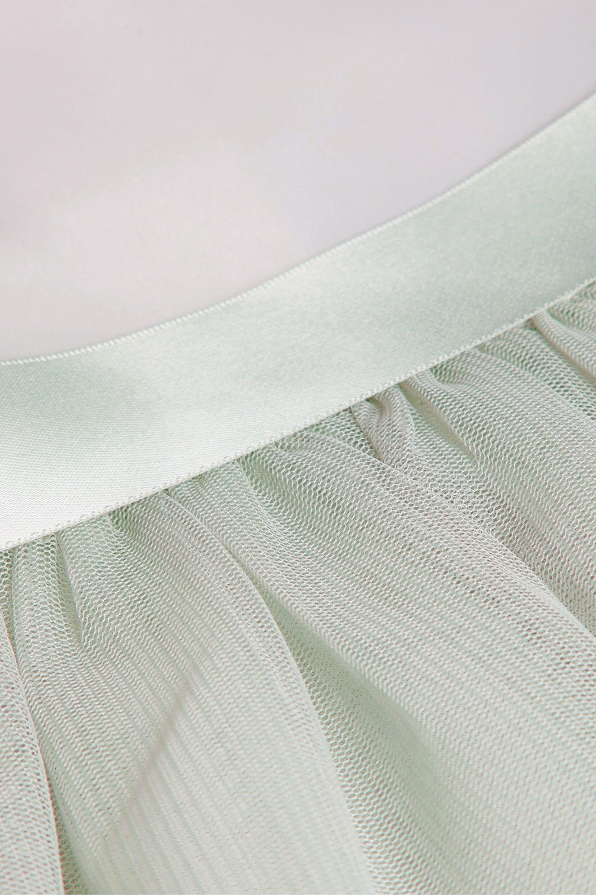 Monsoon Green Tulle Flower Girl Dress - Image 3 of 3