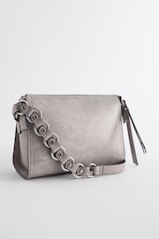 Grey Utility Cross-Body Bag - Image 6 of 9