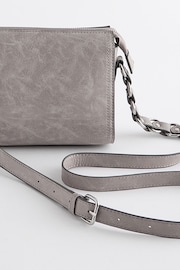 Grey Utility Cross-Body Bag - Image 7 of 9