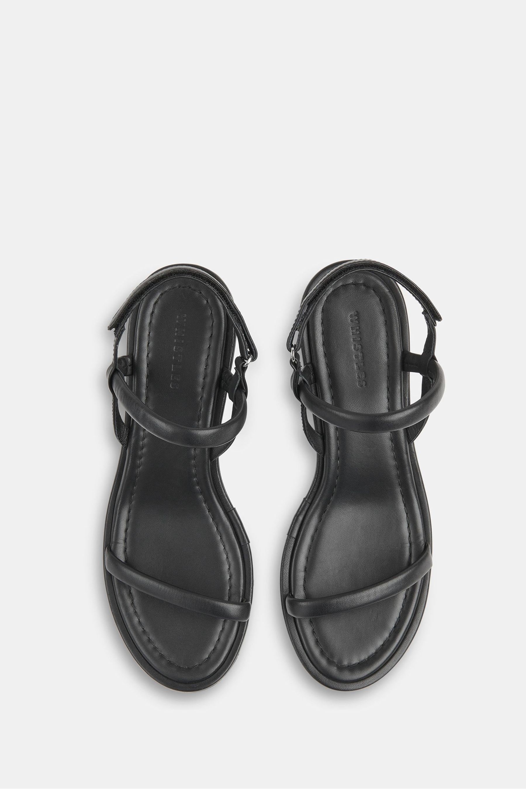 Whistles black sandals top