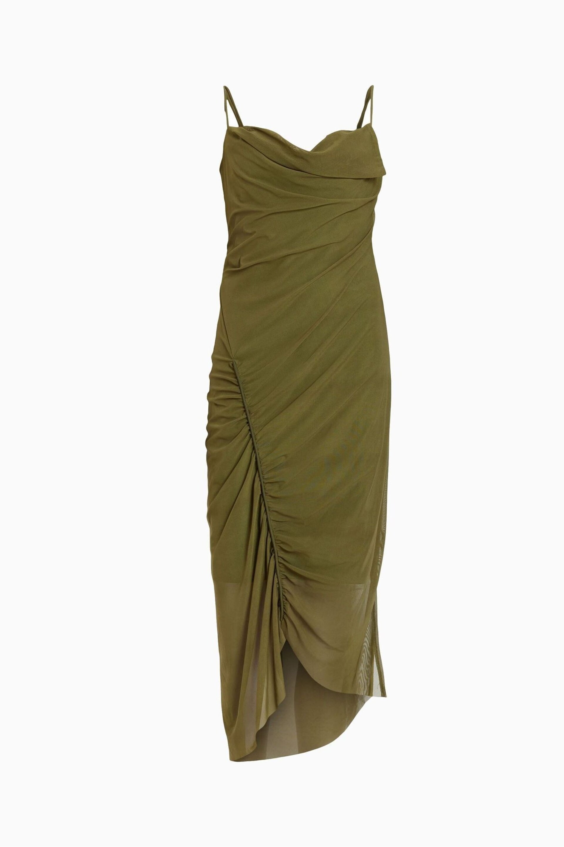 AllSaints Green Ulla Dress - Image 6 of 6