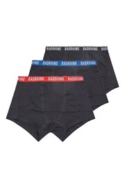 BadRhino Big & Tall Black Waistband Boxers 3 Pack - Image 2 of 4
