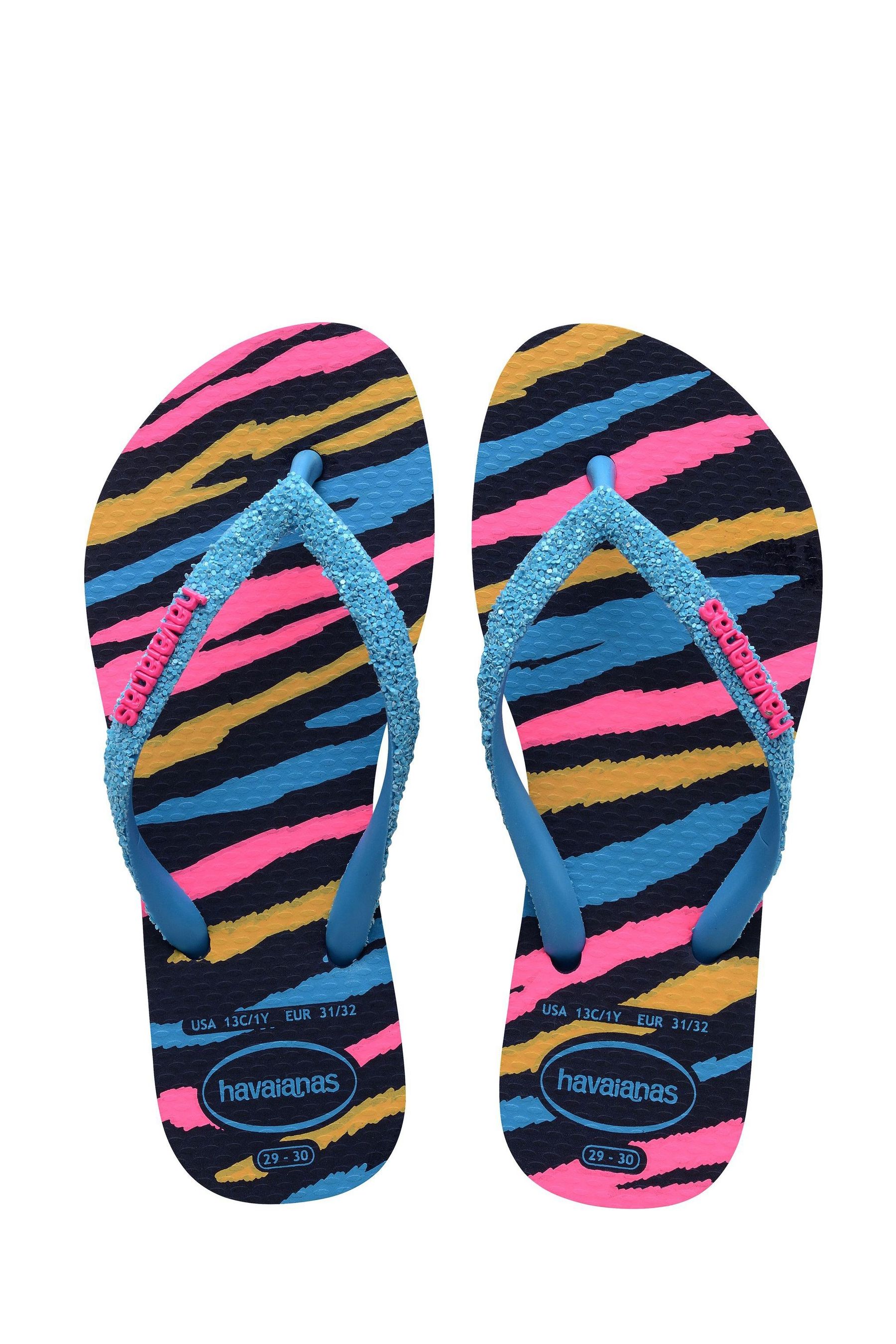 Buy Havaianas Kids Slim Glitter Trendy Sandals from the Next UK online shop