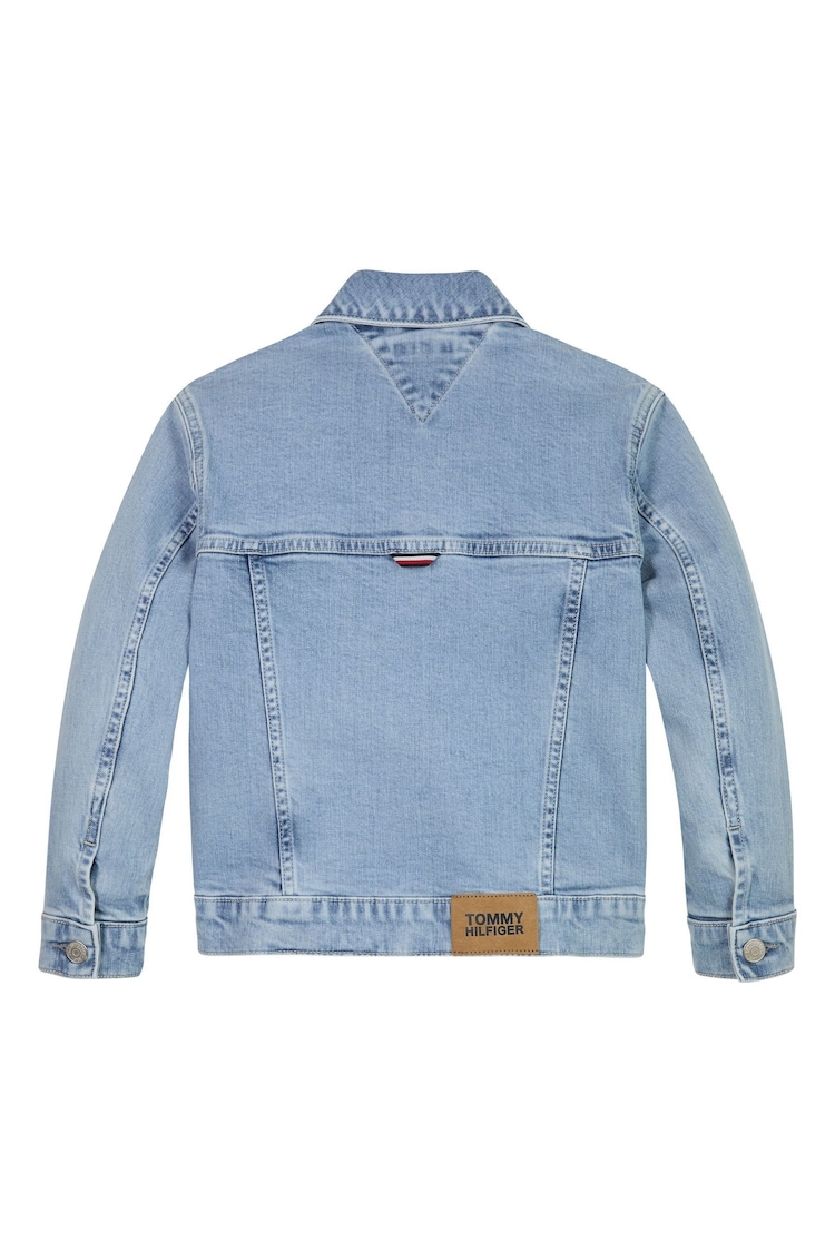 Tommy Hilfiger Blue Oversized Trucker Denim Jacket - Image 2 of 2