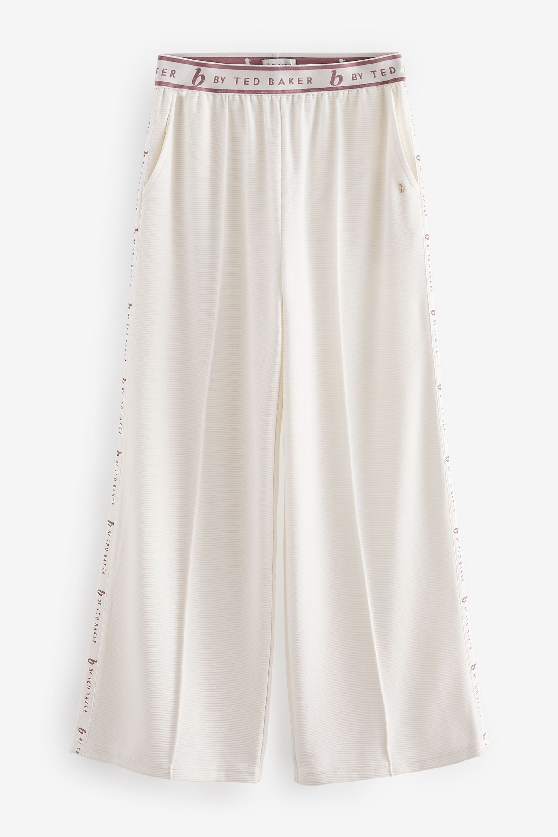 Buy B by Ted Baker Ribbed Wide Leg Joggers from Next United Arab Emirates