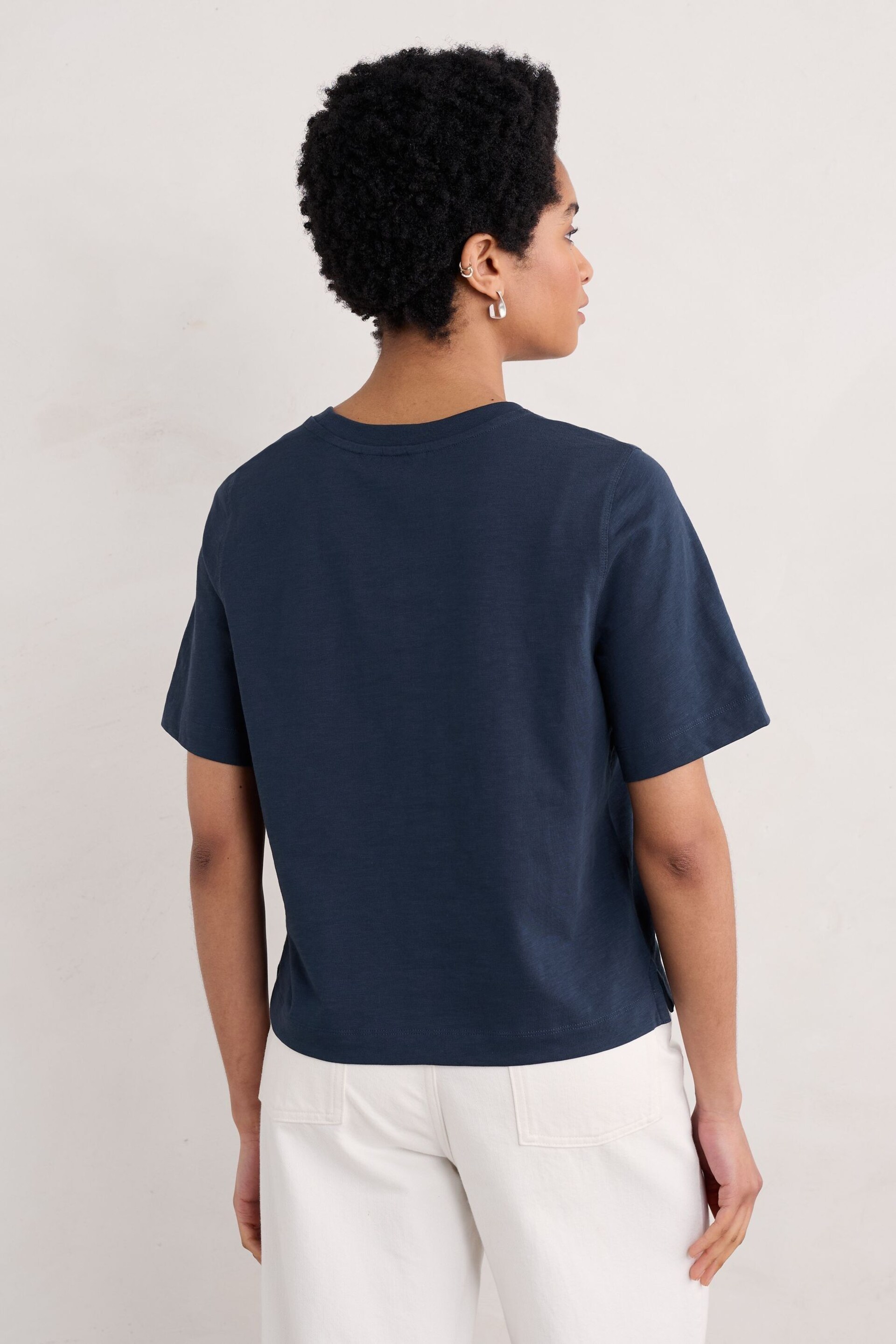 Seasalt Cornwall Blue Copseland T-Shirt - Image 2 of 5