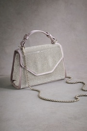 Silver Tabitha Simmons Stella Sparkle Handheld Bag - Image 8 of 18