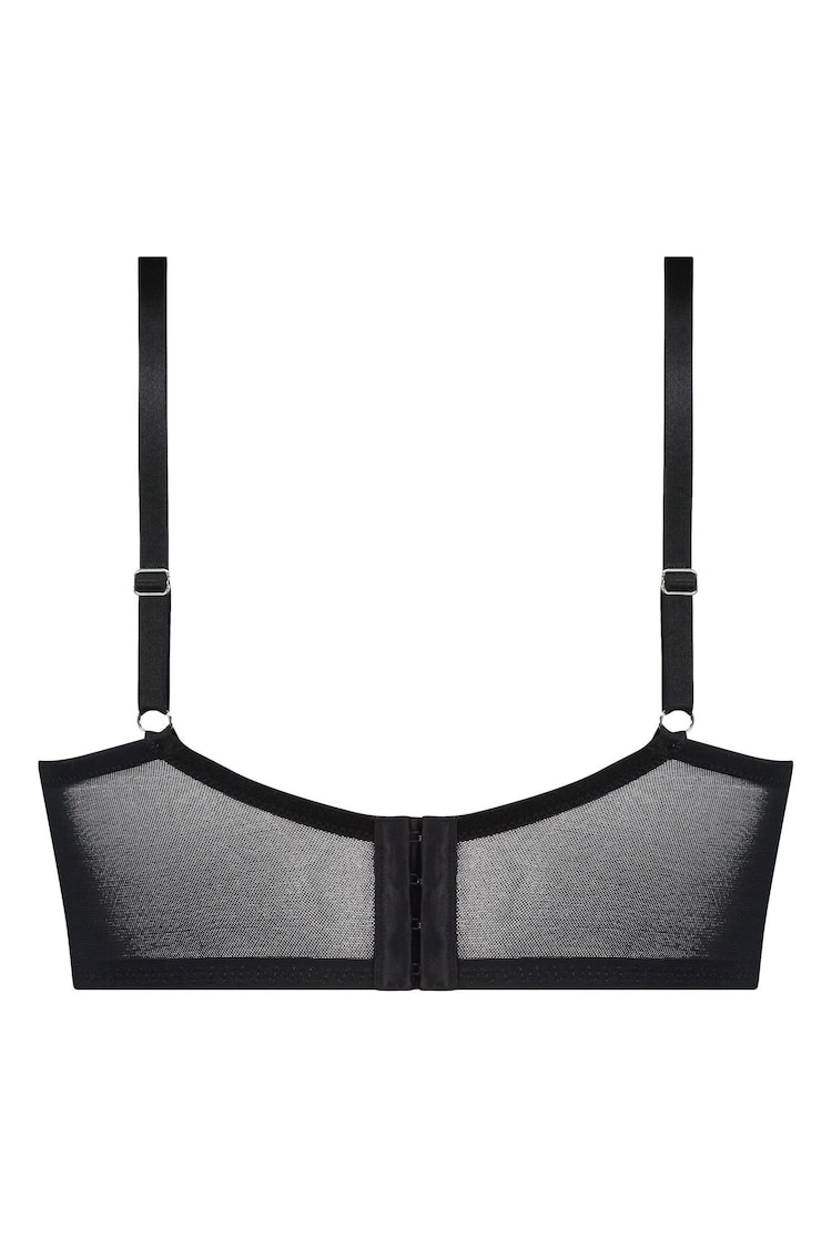 Hunkemöller Arabella Padded Longline Underwired Black Bra - Image 5 of 5