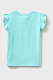 Crew Clothing Fruit Print Frill Sleeve T-Shirt - Image 3 of 4