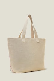 Accessorize Natural Wiggle Stripe Tote Bag - Image 3 of 4