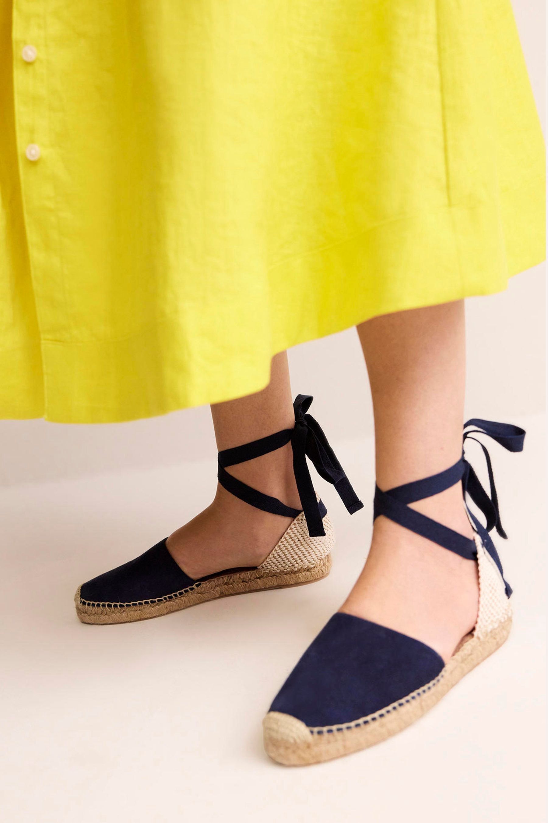 Ankle tie espadrilles shop