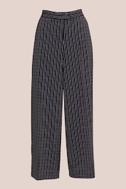 Adrianna Papell Blue Full Length Pinstripe Woven Trousers - Image 5 of 7