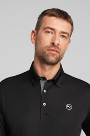 Puma Black Pure Solid Golf Mens Polo Shirt - Image 4 of 6