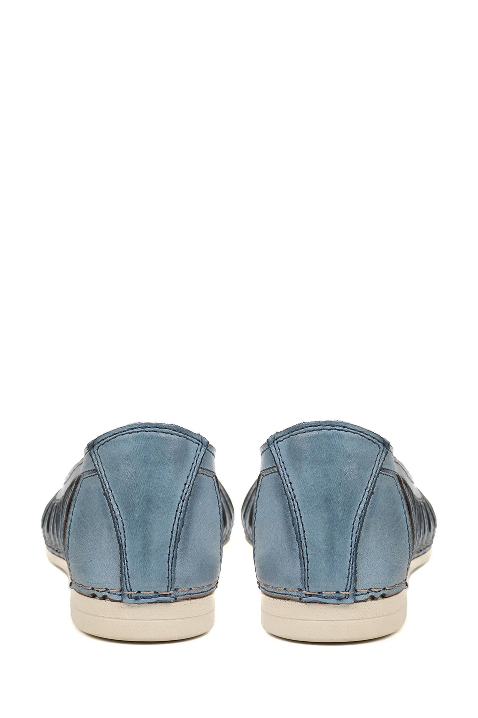 Pavers Leather Open Toe Ballet Flats - Image 4 of 6