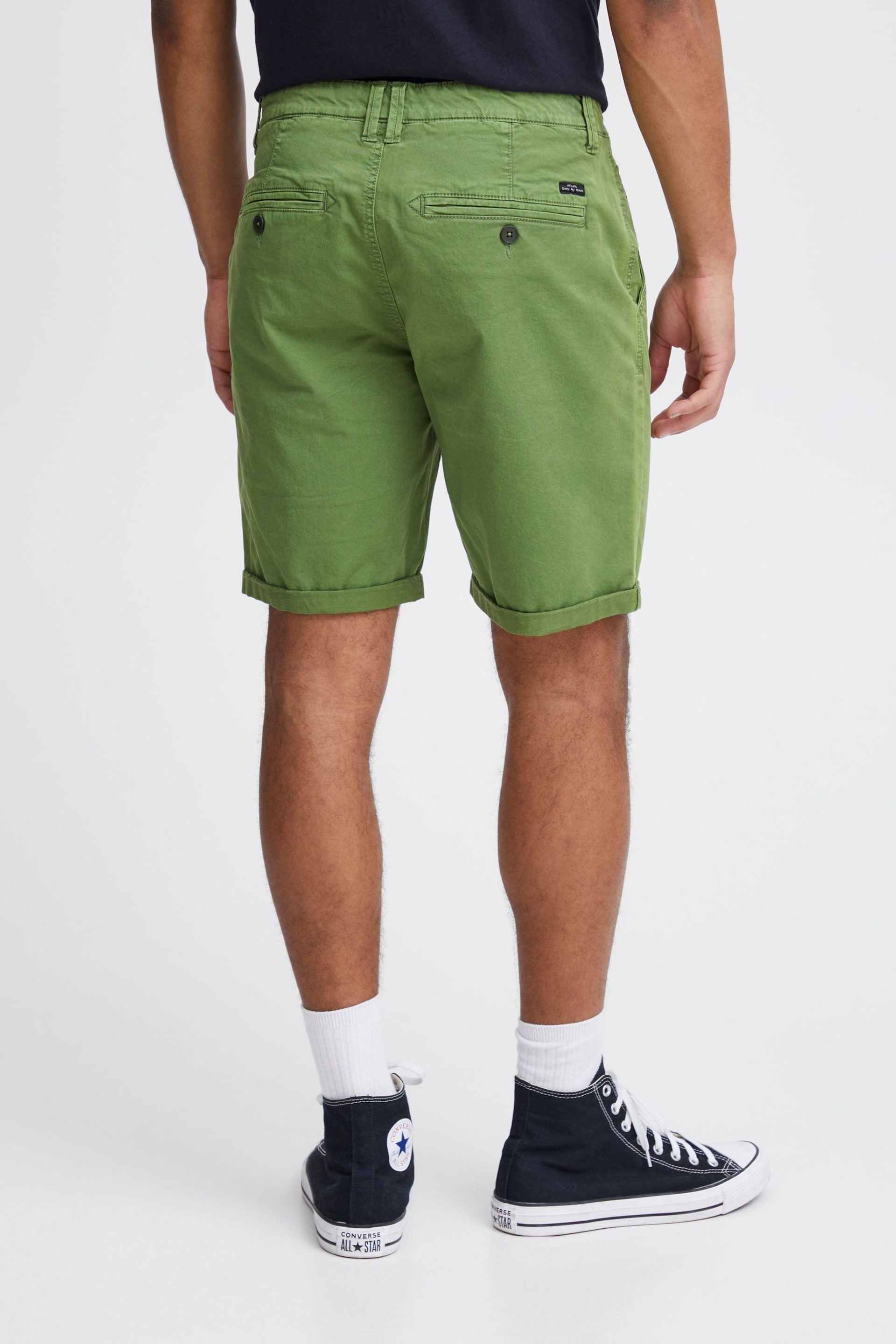Blend Green Stretch Chino Shorts - Image 2 of 5