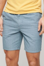 Superdry Blue Indigo Bermuda Shorts - Image 1 of 4