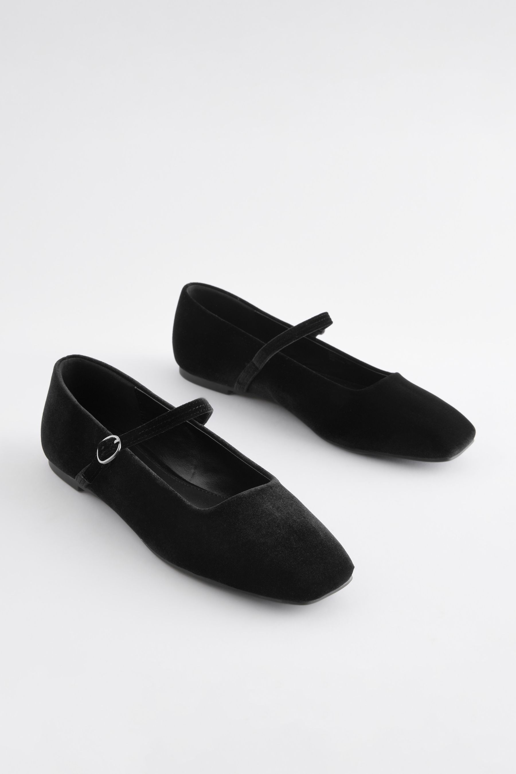 Black velvet mary janes clearance