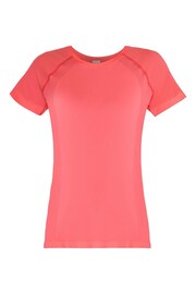 Sweaty Betty Coral Pink Athlete Seamless Featherweight T-Shirt - Image 7 of 7