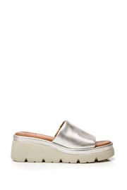 Moda in Pelle Silver Namya High One Band Wedges - Image 1 of 4