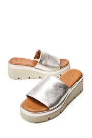 Moda in Pelle Silver Namya High One Band Wedges - Image 4 of 4