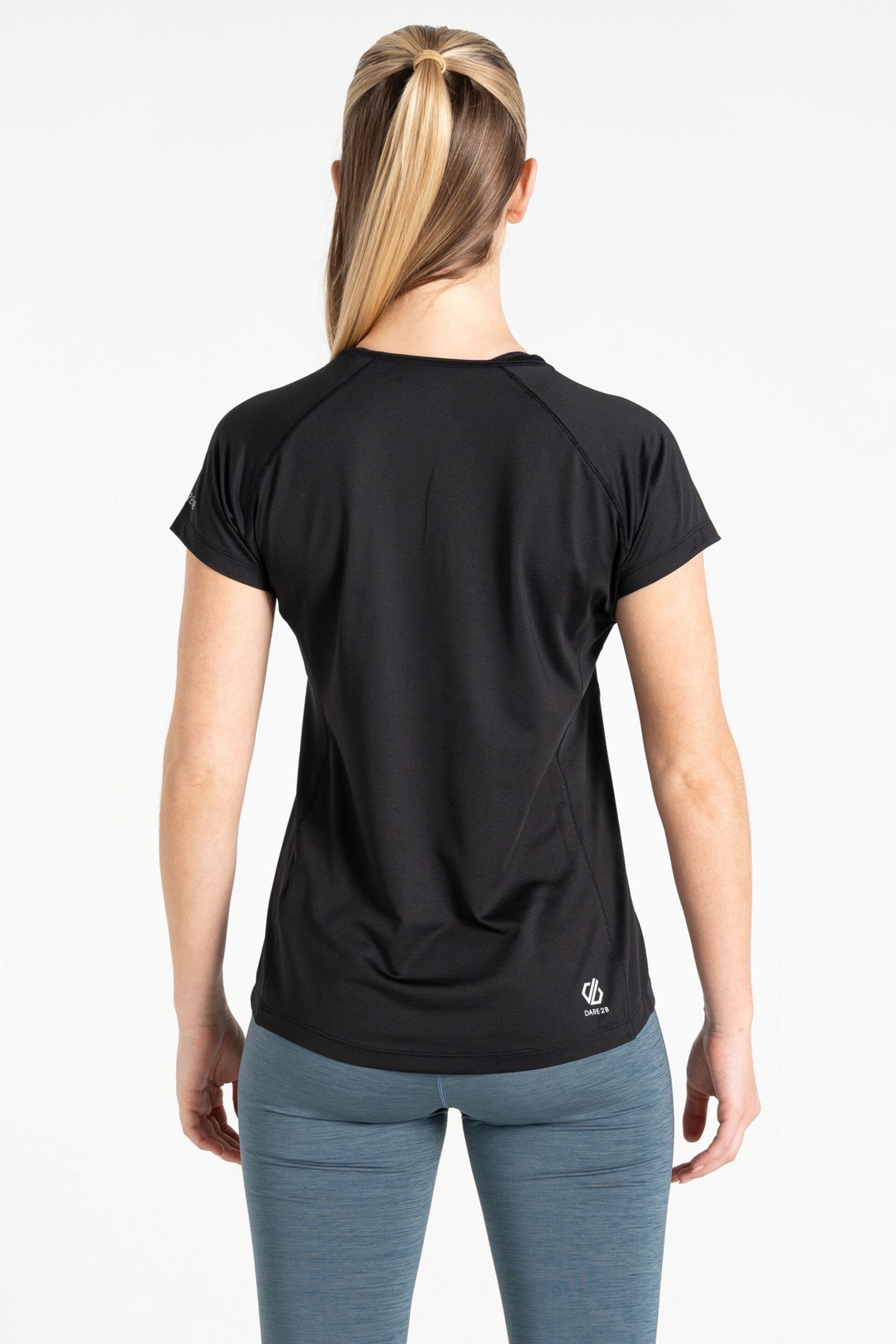 Dare 2b Corral Lightweight Black T-Shirt - Image 2 of 6