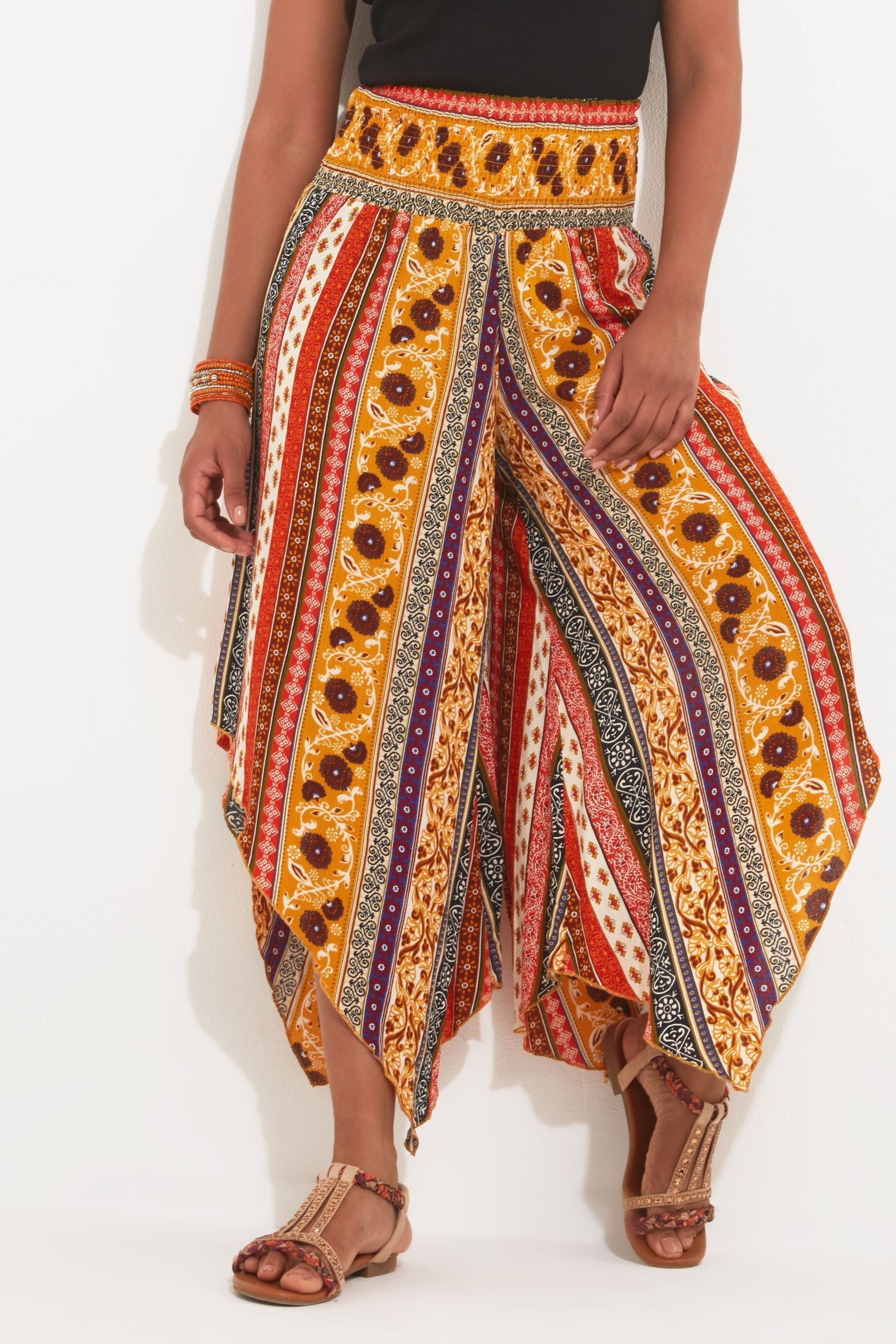 Buy Joe Browns Yellow Stripe Print Boho Co Ord Beach Trousers from Next Malta