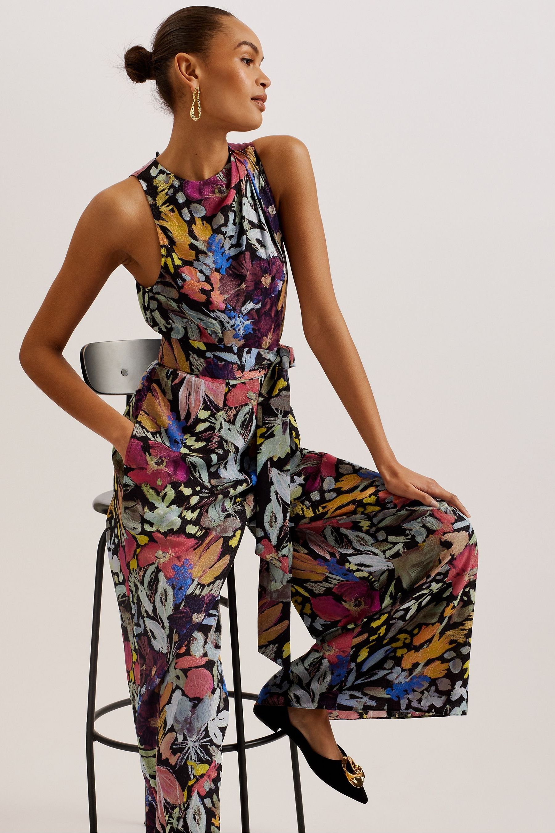 Next floral jumpsuit clearance