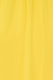 Adrianna Papell Yellow Chiffon Trapeze Short Dress - Image 6 of 7