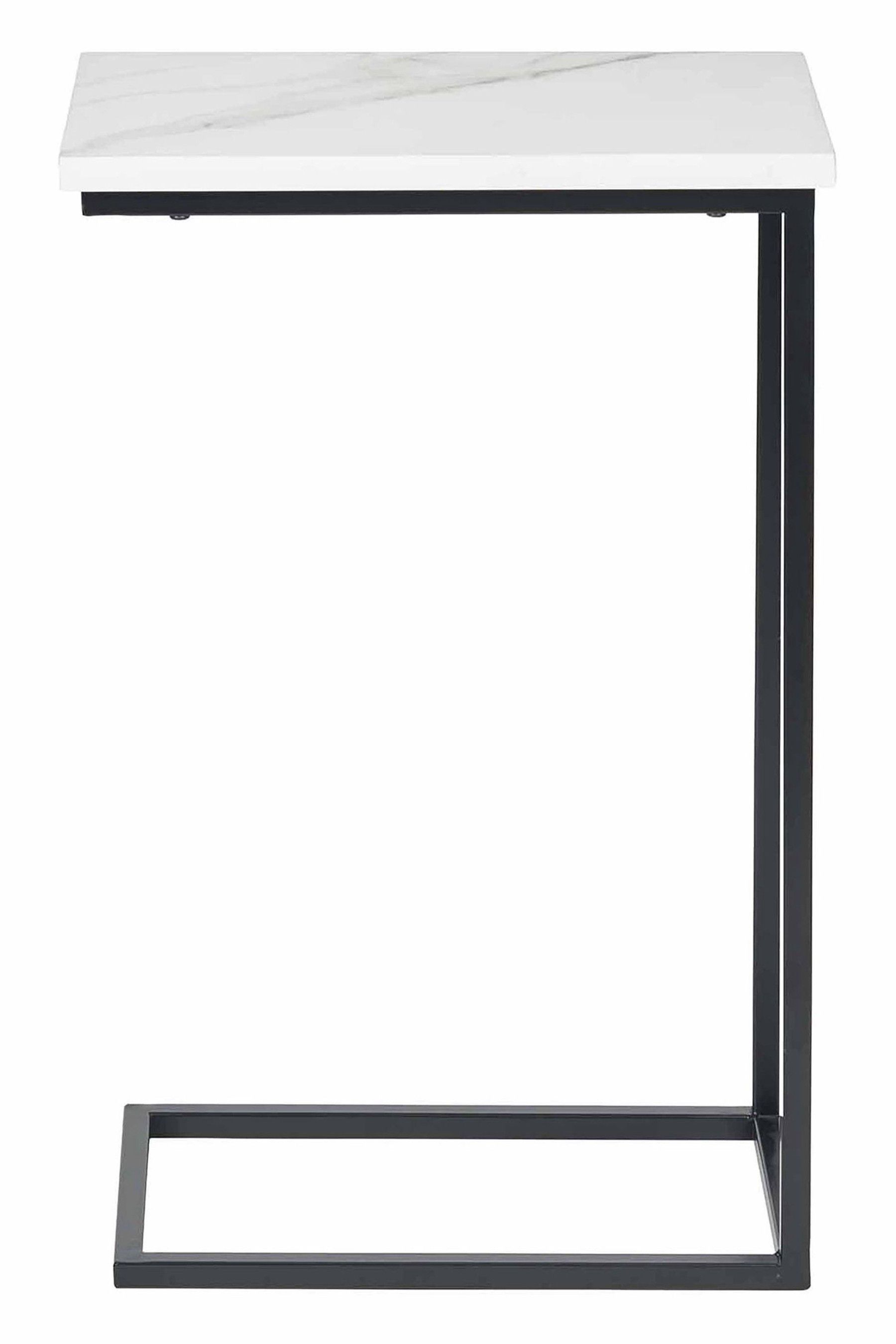 Buy Pacific White And Black Marble Veneer Supper Side Table From The buy-pacific-white-and-black-marble-veneer-supper-side-table-from-the