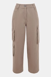 Whistles Natural Phoebe Casual Utility Trousers - Image 5 of 5