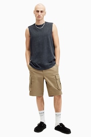 AllSaints Black Crew Neck Remi Tank Top - Image 5 of 6