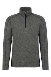 Mountain Warehouse Grey Mens Idris II Half Zip Fleece - Image 1 of 5