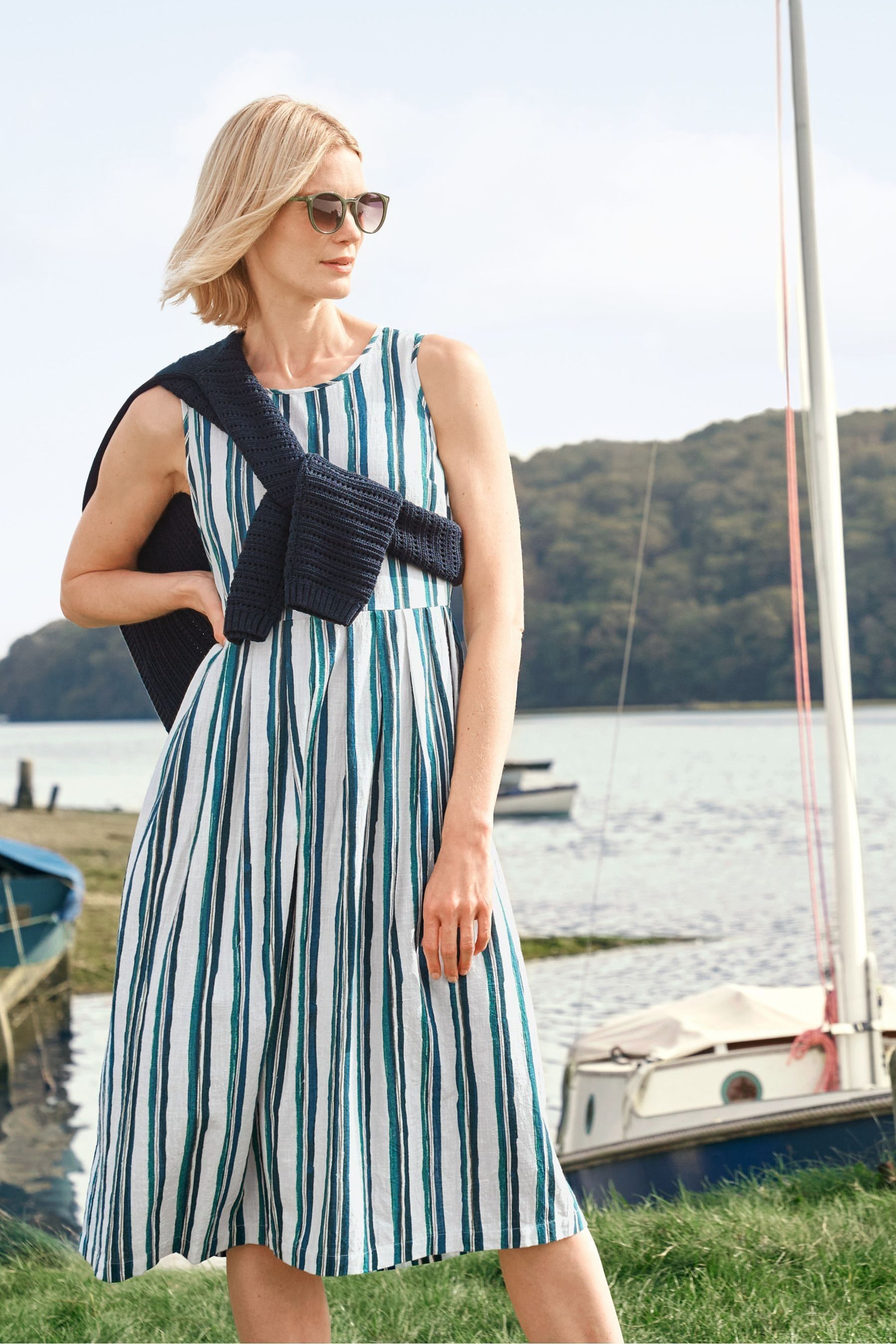 Seasalt striped dress cheap