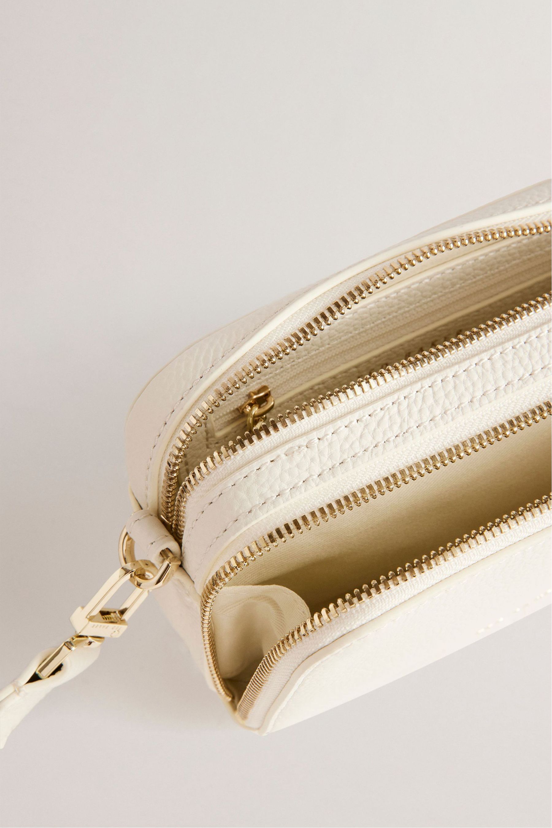 Buy Ted Baker White Stunna Webbing Leather Cross Body Mini Bag from Next Luxembourg