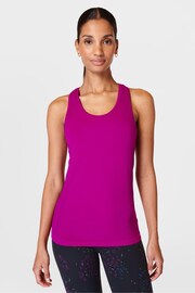 Sweaty Betty Magenta Fusion Purple Athlete Seamless Workout Tank Top - Image 3 of 8