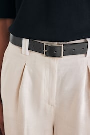 Black/Silver Regular Reversible Belt - Image 3 of 8