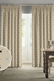 Sophie Allport Natural Purrfect Made to Measure 100% Cotton Curtains - Image 1 of 5